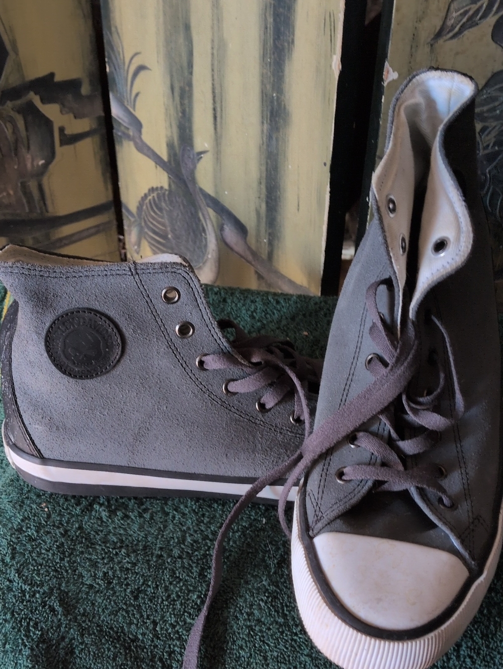 Harley-Davidson Grey Sneaker Insole with Black Logo